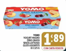 Deco Market Yomo yogurt magro zero grassi senza lattosio offerta
