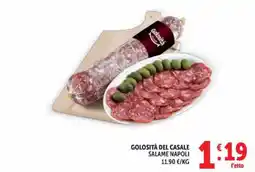 Deco Market Golosità del Casale Salame Napoli offerta