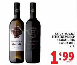 Deco Market Ca' dei monaci beneventano igp offerta