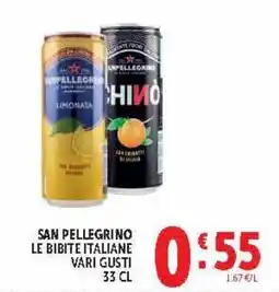 Deco Market San Pellegrino le bibite italiane vari gusti offerta