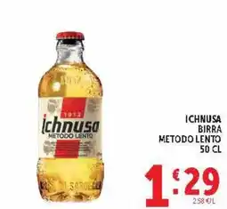 Deco Market Ichnusa birra metodo lento offerta