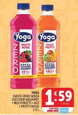 Deco Market Yoga succo zero senza zuccheri aggiunti offerta