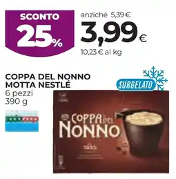 Unicoop Etruria Coppa del nonno Motta Nestlé offerta