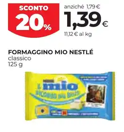 Unicoop Etruria Formaggino mio Nestlé classico offerta
