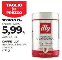 Unicoop Etruria Caffè Illy macinato, tostato classico offerta