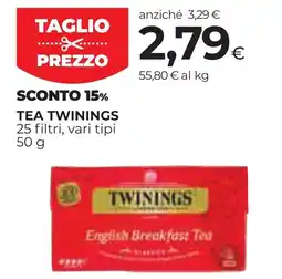 Unicoop Etruria Tea Twinings offerta