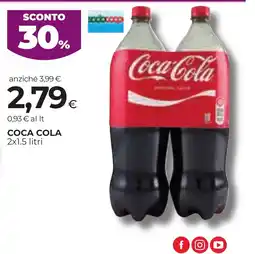 Unicoop Etruria Coca Cola offerta