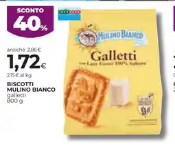 Unicoop Etruria Biscotti Mulino Bianco galletti offerta