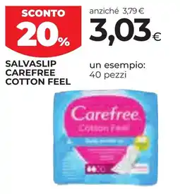 Unicoop Etruria Salvaslip Carefree Cotton Feel offerta