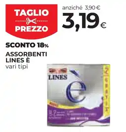 Unicoop Etruria Assorbenti Lines è offerta