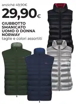 Unicoop Etruria Giubbotto Smanicato Norway offerta