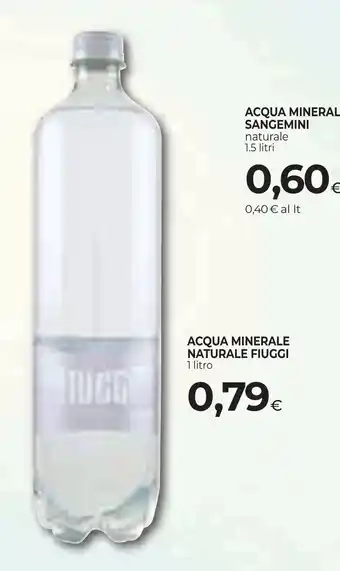 Acqua minerale naturale Sangemini
