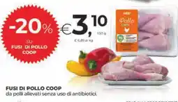 Unicoop Etruria Fusi di pollo Coop offerta