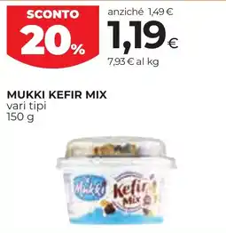 Unicoop Etruria Mukki kefir mix offerta