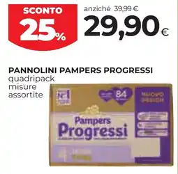 Unicoop Etruria Pannolini Pampers Progressi offerta