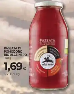 Unicoop Etruria Passata di pomodoro bio alce nero offerta