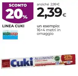 Unicoop Etruria Cuki Alluminio offerta