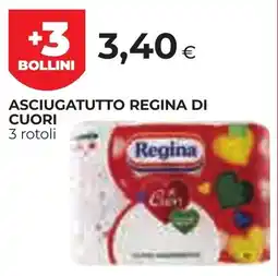 Unicoop Etruria Asciugatutto Regina di cuori offerta