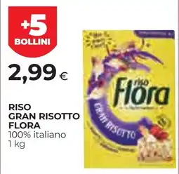 Unicoop Etruria Riso gran risotto Flora offerta