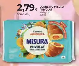 Unicoop Etruria Cornetto Misura Privolat offerta