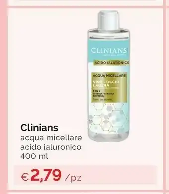 Prodet Acqua micellare acido ialuronico offerta