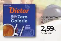 Unicoop Etruria Dolcificante Dietor offerta