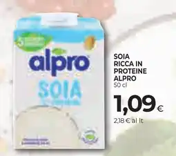 Unicoop Etruria Soia ricca in proteine Alpro offerta