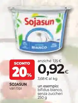 Unicoop Etruria Sojasun bianco offerta