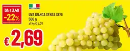 Famila Market Uva bianca senza semi offerta