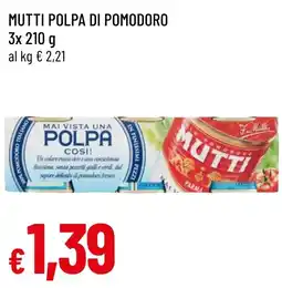 Famila Market Mutti polpa di pomodoro offerta