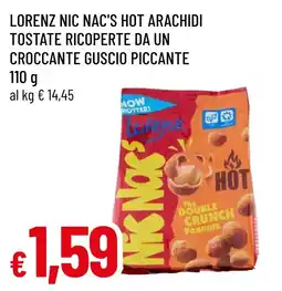 Famila Market Lorenz Nic Nac's Hot Arachidi offerta