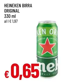 Famila Market Heineken birra original offerta