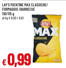 Famila Market Lay's patatine max classiche offerta