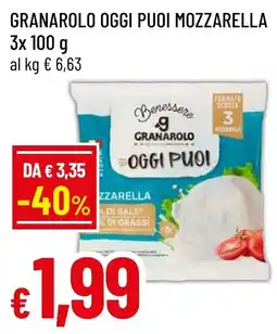 Famila Market Benessere Granarolo oggi puoi mozzarella offerta