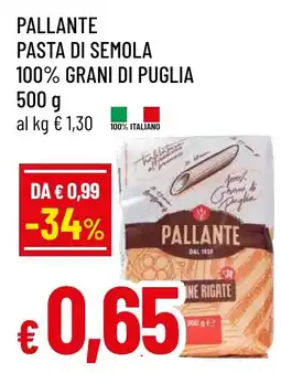 Famila Market Pasta di semola Pallante offerta