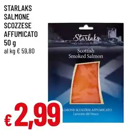 Famila Market Starlaks salmone scozzese affumicato offerta