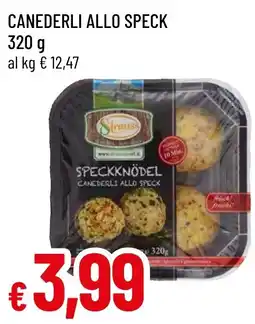 Famila Market Speckknödel Canederli allo speck Strauss offerta