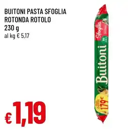 Famila Market Buitoni pasta sfoglia rotonda rotolo offerta