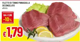 Famila Market Filetto di tonno pinnagialla offerta