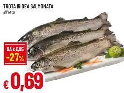 Famila Market Trota iridea salmonata offerta