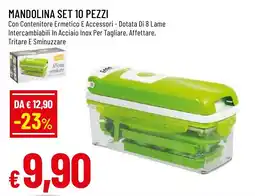 Famila Market Mandolina set 10 pezzi offerta