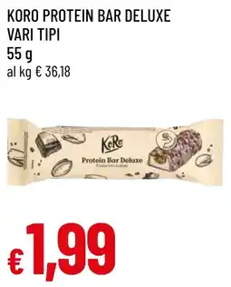 Famila Market Koro Protein Bar Deluxe offerta