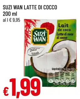 Famila Market Suzi Wan latte di cocco offerta