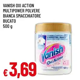 Famila Market Vanish Oxi Action multipower polvere bianca smacchiatore bucato offerta