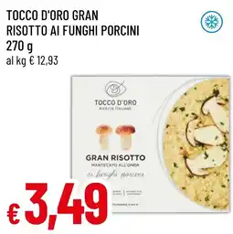 Famila Market Tocco d'oro gran risotto ai funghi porcini offerta