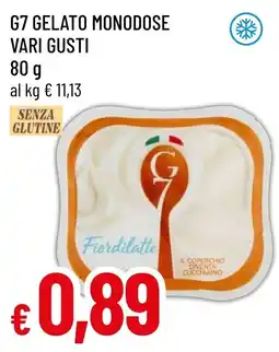 Famila Market G7 Gelato Monodose offerta