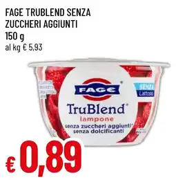 Famila Market Fage TruBlend lampone senza zuccheri aggiunti offerta