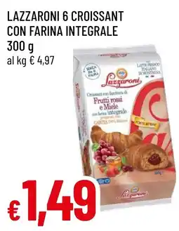 Famila Market Lazzaroni croissant con farina integrale offerta