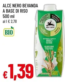 Famila Market Alce Nero bevanda a base di riso offerta