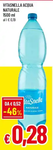Famila Market Vitasnella acqua naturale offerta